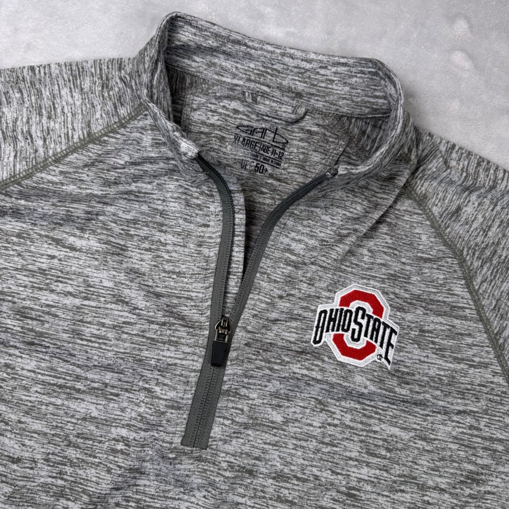 Gait Ohio State Buckeyes Pullover Shirt Kids XL‎ 11/12 Gray Athletic
